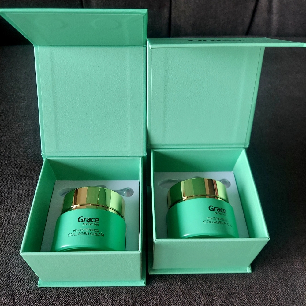 Grace Perfectskin Multi Peptides Collagen Cream + Mask New